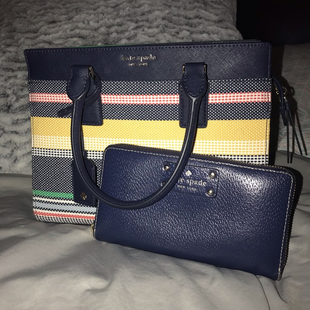 Kate spade bag with wallet